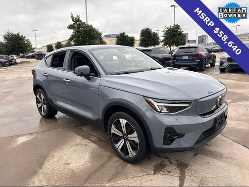Thunder Gray Metallic 2023 Volvo C40 Recharge Pure Electric Twin Plus