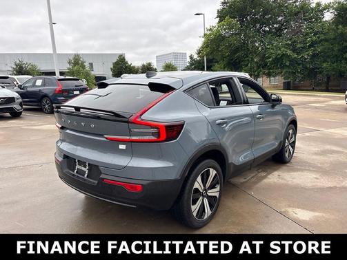 Thunder Gray Metallic 2023 Volvo C40 Recharge Pure Electric Twin Plus