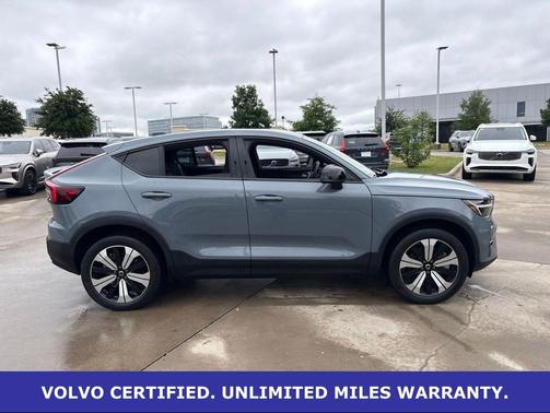 Thunder Gray Metallic 2023 Volvo C40 Recharge Pure Electric Twin Plus