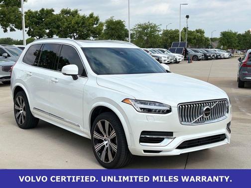 Crystal White Metallic 2024 Volvo XC90 Recharge Plug-In Hybrid Ultimate