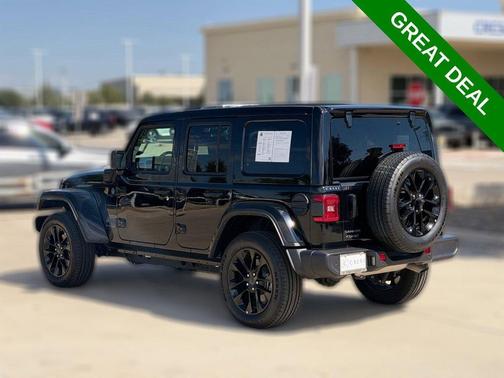 Black Clearcoat 2025 Jeep Wrangler Sahara 4xe Sky One-Touch Power-Top