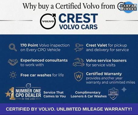Crystal White Metallic 2023 Volvo XC40 B5 Plus Dark Theme