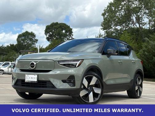 Sage Green Metallic 2023 Volvo XC40 Recharge Pure Electric Ultimate
