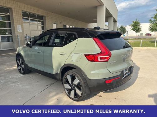 Sage Green Metallic 2023 Volvo XC40 Recharge Pure Electric Ultimate
