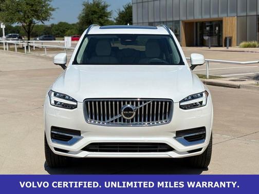 Crystal White Metallic 2024 Volvo XC90 Recharge Plug-In Hybrid Ultimate