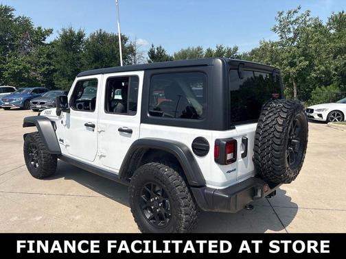 Bright White Clearcoat 2025 Jeep Wrangler Willys