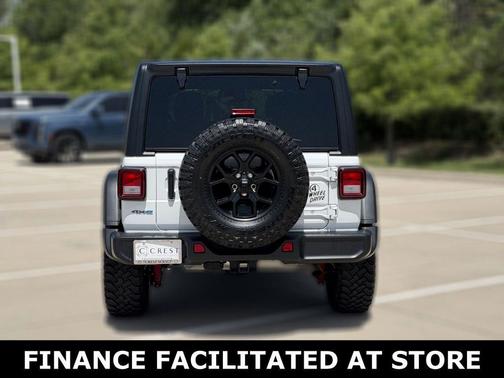 Bright White Clearcoat 2025 Jeep Wrangler Willys