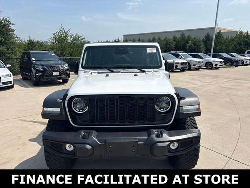 Bright White Clearcoat 2025 Jeep Wrangler Willys