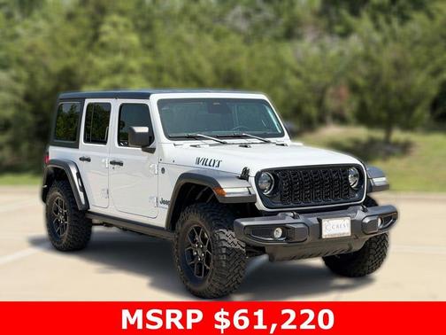 Bright White Clearcoat 2025 Jeep Wrangler Willys