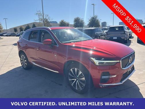 Fusion Red Metallic 2023 Volvo XC60 B5 Plus Bright Theme