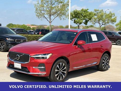 Fusion Red Metallic 2023 Volvo XC60 B5 Plus Bright Theme