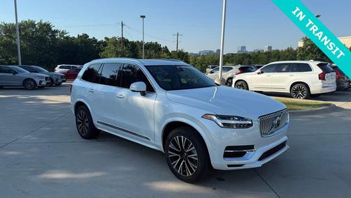 Crystal White Metallic 2023 Volvo XC90 Recharge Plug-In Hybrid T8 Plus 6 Passenger