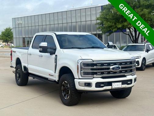 Star White Metallic Tri-Coat 2024 Ford F-250 Platinum