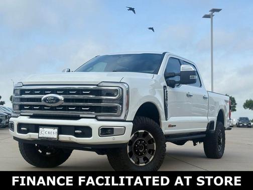 Star White Metallic Tri-Coat 2024 Ford F-250 Platinum