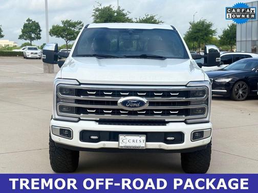 Star White Metallic Tri-Coat 2024 Ford F-250 Platinum