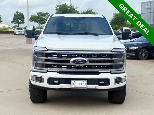 Star White Metallic Tri-Coat 2024 Ford F-250 Platinum