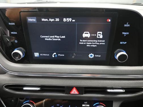 Quartz White 2021 Hyundai SONATA SEL Plus