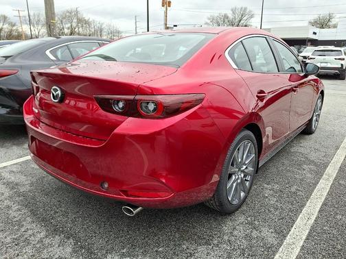 Soul Red Crystal Metallic 2026 Mazda Mazda3 FWD w/Preferred Package