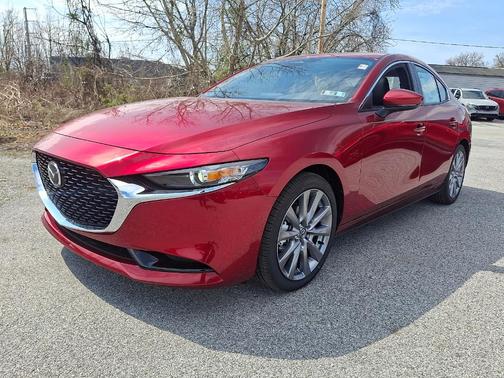 Soul Red Crystal Metallic 2026 Mazda Mazda3 FWD w/Preferred Package