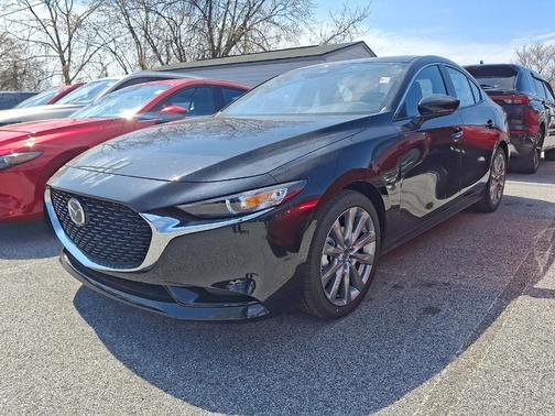 Jet Black Mica 2026 Mazda Mazda3 FWD w/Preferred Package
