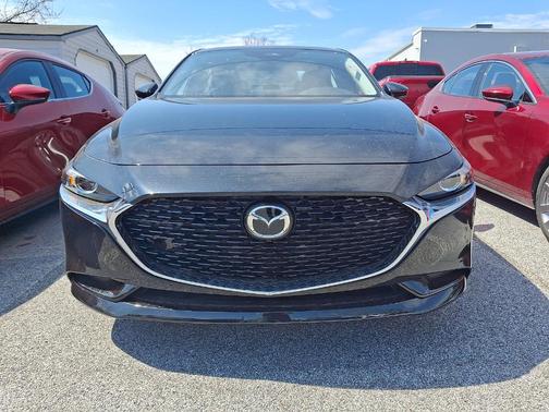 Jet Black Mica 2026 Mazda Mazda3 FWD w/Preferred Package