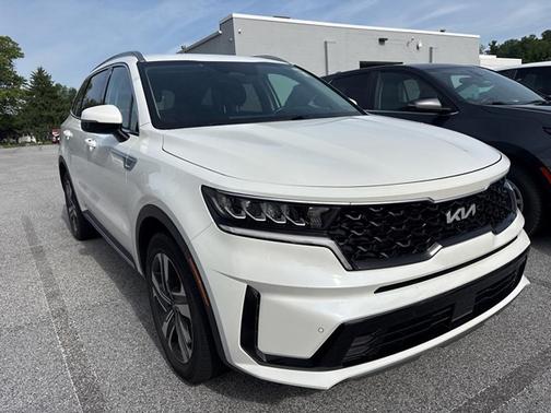 Snow White Pearl 2024 Kia Sorento Hybrid EX