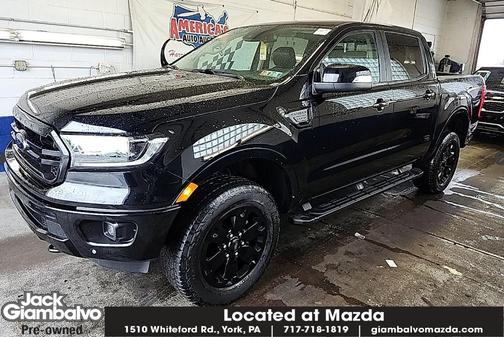 Shadow Black 2021 Ford Ranger Lariat
