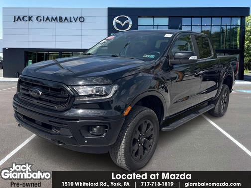 Shadow Black 2021 Ford Ranger Lariat