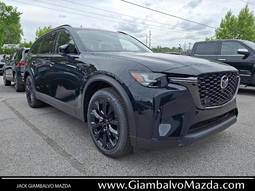 Jet Black Mica 2026 Mazda CX-90 PHEV Premium Sport