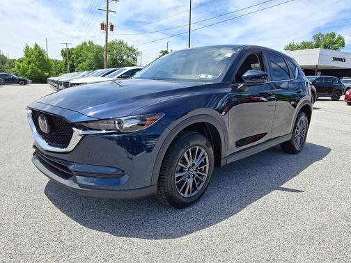 Deep Crystal Blue Mica 2020 Mazda CX-5 Touring
