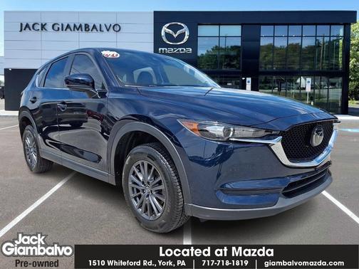 Deep Crystal Blue Mica 2020 Mazda CX-5 Touring