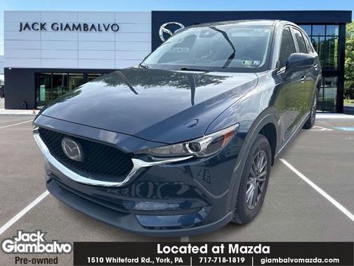 Deep Crystal Blue Mica 2020 Mazda CX-5 Touring
