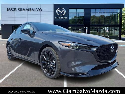 Machine Gray Metallic 2026 Mazda Mazda3 AWD w/Premium Package