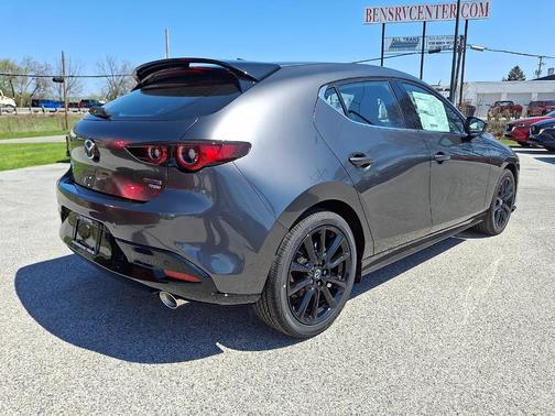 Machine Gray Metallic 2026 Mazda Mazda3 AWD w/Premium Package