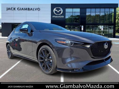 Machine Gray Metallic 2026 Mazda Mazda3 AWD w/Premium Package