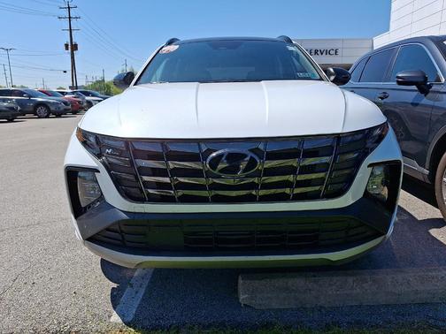 White Pearl 2024 Hyundai TUCSON Hybrid N Line