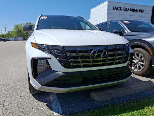 White Pearl 2024 Hyundai TUCSON Hybrid N Line