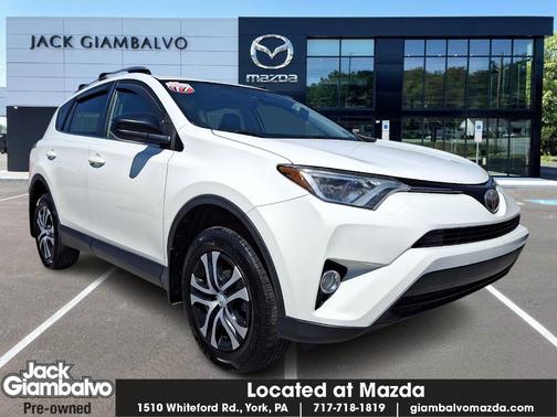 Super White 2017 Toyota RAV4 LE