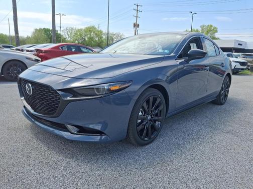 Polymetal Gray Metallic 2026 Mazda Mazda3 AWD w/Premium Package