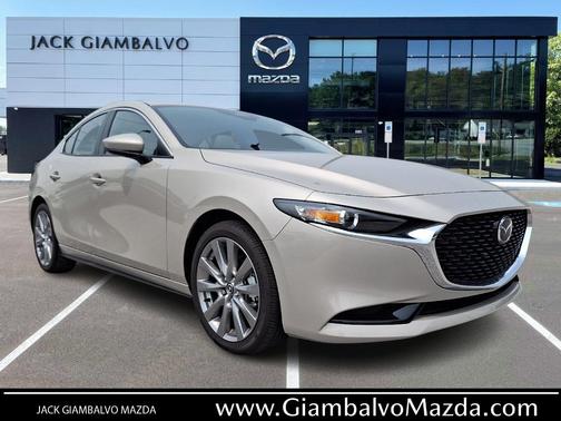 Platinum Quartz Metallic 2026 Mazda Mazda3 FWD w/Preferred Package