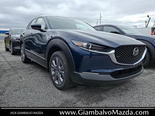 Deep Crystal Blue Mica 2026 Mazda CX-30 Preferred