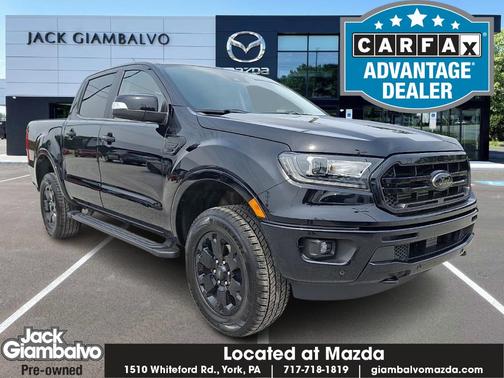 Shadow Black Metallic 2021 Ford Ranger Lariat