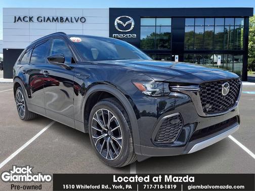Jet Black Mica 2025 Mazda CX-70 PHEV Premium Plus Package