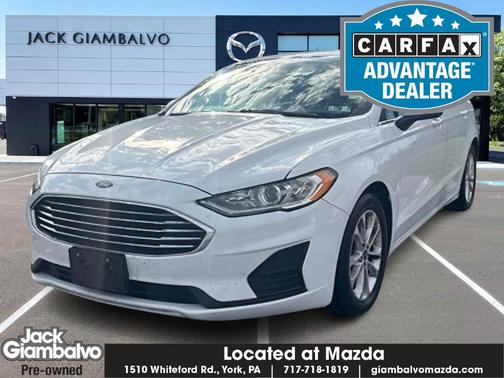 Oxford White 2020 Ford Fusion SE