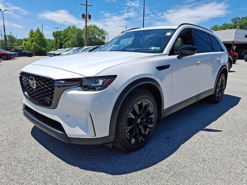 Rhodium White Premium 2025 Mazda CX-90 PHEV Premium Sport