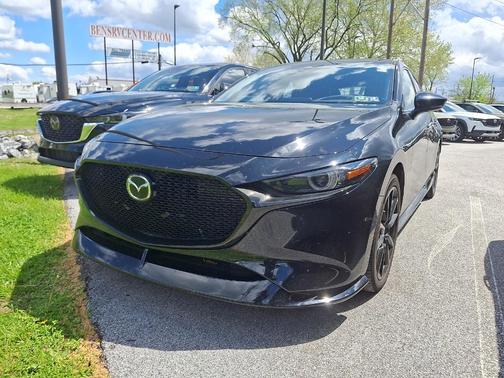 Jet Black Mica 2025 Mazda Mazda3 FWD w/Premium Package