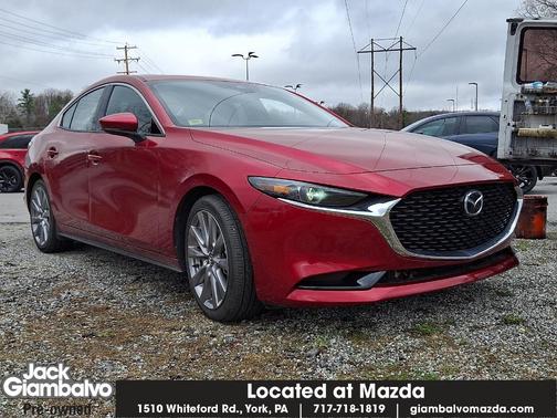 Soul Red Crystal Metallic 2019 Mazda Mazda3 AWD w/Premium Package