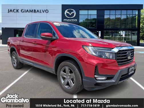 Radiant Red Metallic II 2023 Honda Ridgeline RTL