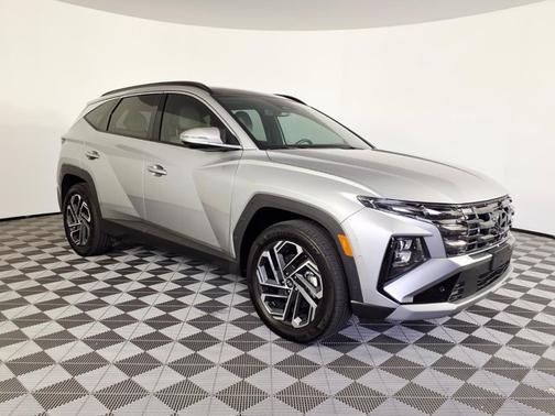 Shimmering Silver 2025 Hyundai TUCSON Hybrid Limited