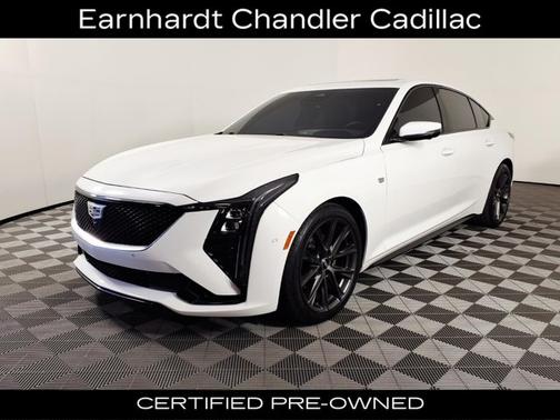 Summit White 2025 Cadillac CT5 Sport